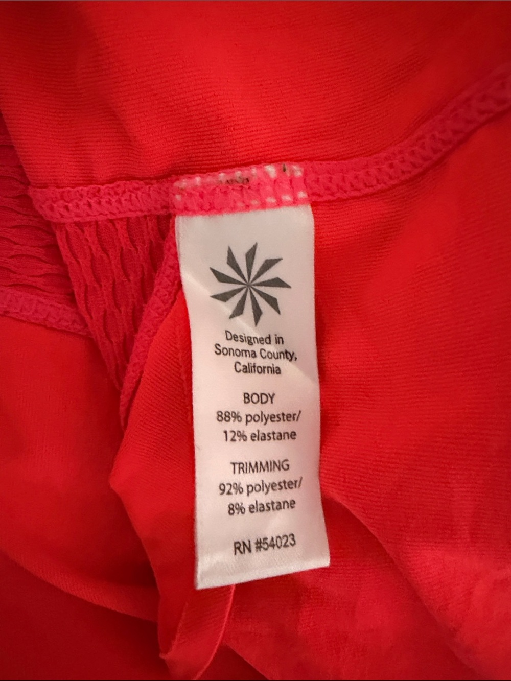 ATHLETA Lightspeed Orange Racerback Performance Tank Top - Picture 6 of 7